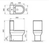 BelBagno Norma BB339CPR Чаша унитаза P-trap, цвет: белый