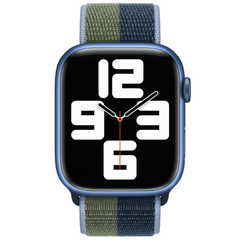 Ремешок Apple  41 mm Abyss Blue/Moss Green Sport Loop - Regular