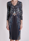 Платье из вискозы ROBERTO CAVALLI