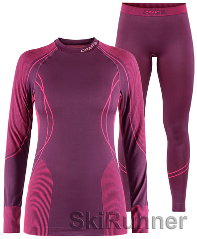 Комплект термобелья Craft Seamless Zone Purple женский