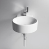 Simas Flow FL14bi*1 Раковина круглая подвесная 40х49,5см, с 1 отв. пробитым вручную, цвет белый