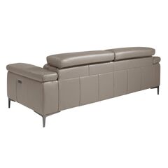 3-х местный диван 5320-3P-M5655 / 6122 с кожаной обивкой и механизмом релаксации
