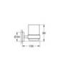 GROHE Essentials 40447DC1 Стакан