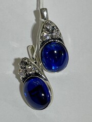 Соло  (серьги из серебра)