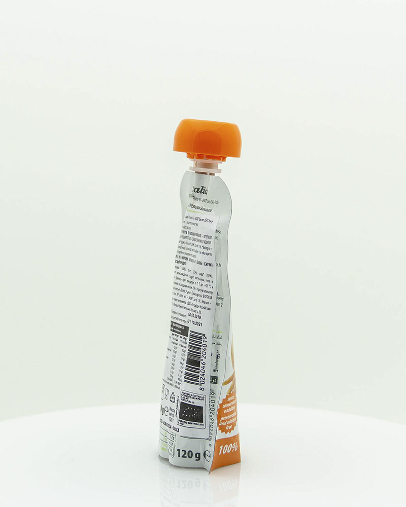 Пюре Bioitalia из Моркови, Абрикоса и Тыквы-Смузи 120 г