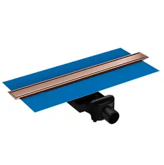 VitrA Eco-Flow DK100 59980555000 Душевой трап 60 см, горизонтальный сифон 60 мм, медь фото