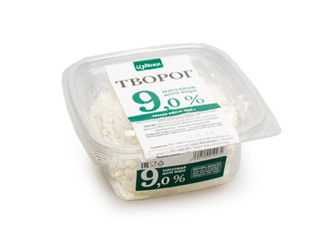 Творог 9% Избенка, 400г