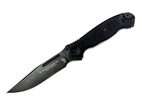 Складной нож Офицерский-2М НОКС, Blackwash, сталь AUS8, 320-589404