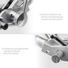 ЗУБР ИНХ-20, инструмент для натяжения стальной монтажной ленты, Профессионал (22624)