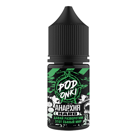 Жидкость Podonki Анархия Salt 2% HARD 30 ml - Тархун Лимон