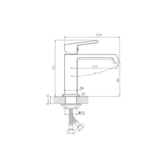 Смеситель для раковины HAIBA HB10575-3 графит