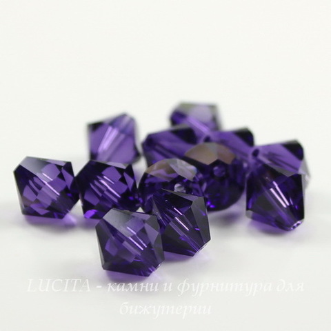 5328 Бусина - биконус Сваровски Purple Velvet 8 мм ()