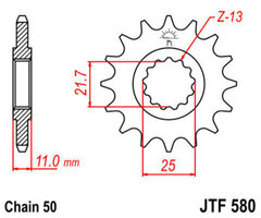 Звезда ведущая JTF580 15
