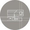 Cezares Slider SLIDER-B-1-80/90-BR-GM Душевая дверь