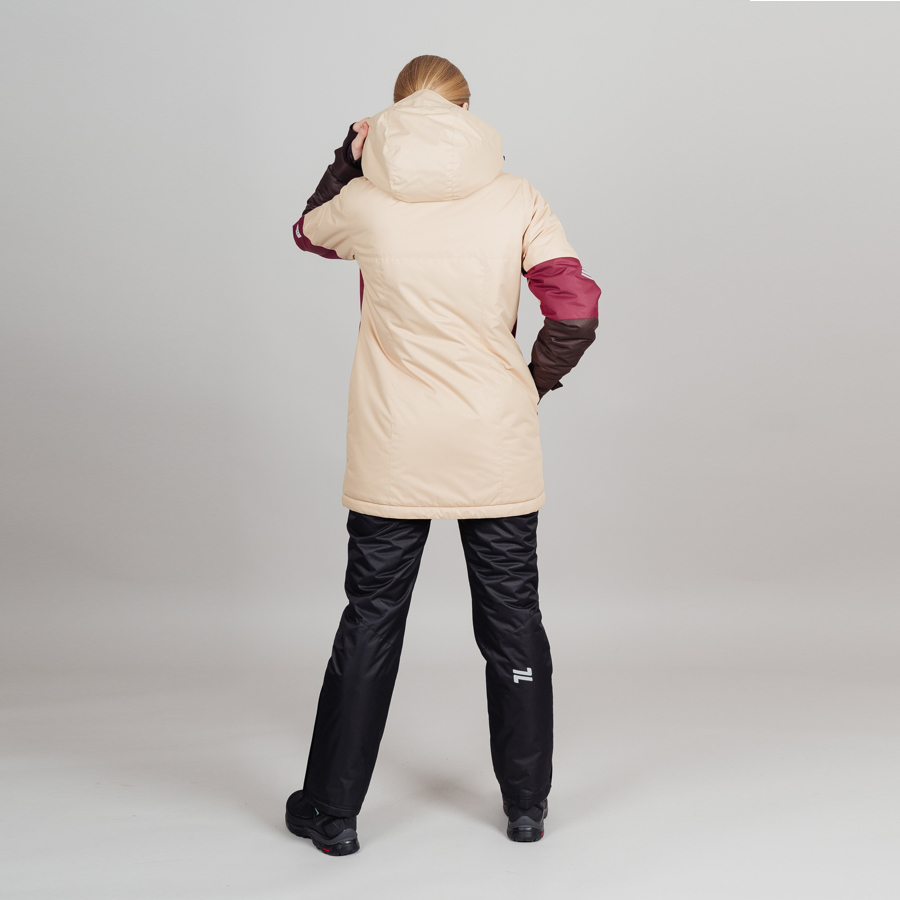 Утепленная куртка женская Nordski Casual beige-wine - 10