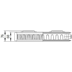 Радиатор стальной панельный AXIS 21 500 x  600 Ventil