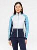 Женский тренировочный лыжный костюм Moax Tauri Pro Hybrid Softshell голубой-синий - 2