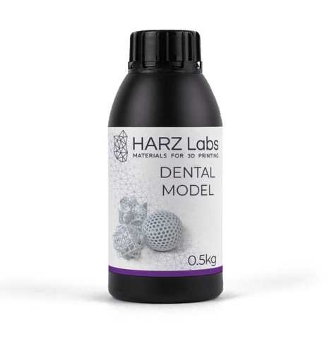 Фотополимерная смола HARZ Labs Dental Model Bone, слоновая кость (500 гр)
