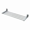 WasserKRAFT Leine K-5011 Полотенцедержатель с полкой, цвет: хром