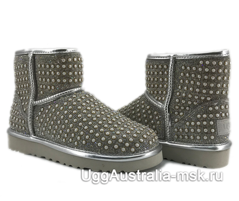 UGG Classic Mini Pearl Silver