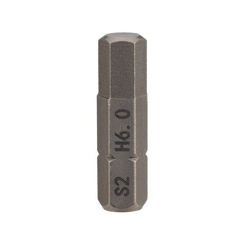 Бита шестигранная HEX 6,0 х25мм S2 1шт SGS 6325-H6.0