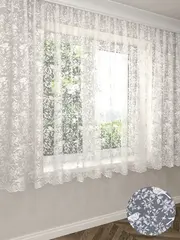 Тюль на кухню короткая 180х300 см