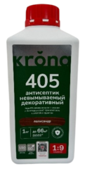 KRONA Антисептик невымываемый декоративный 405 "полисандр" 1 кг. Концентрат 1:9