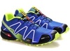 Кроссовки Salomon Speedcross 3 blue lime - 4