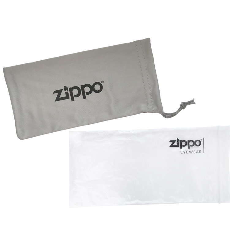 Очки солнцезащитные ZIPPO OS37-01 спортивные, унисекс, чёрные, оправа из поликарбоната