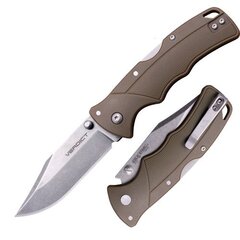 Нож складной Cold Steel Verdict Clip Point FDE, сталь 4116, рукоять GFN, блистер