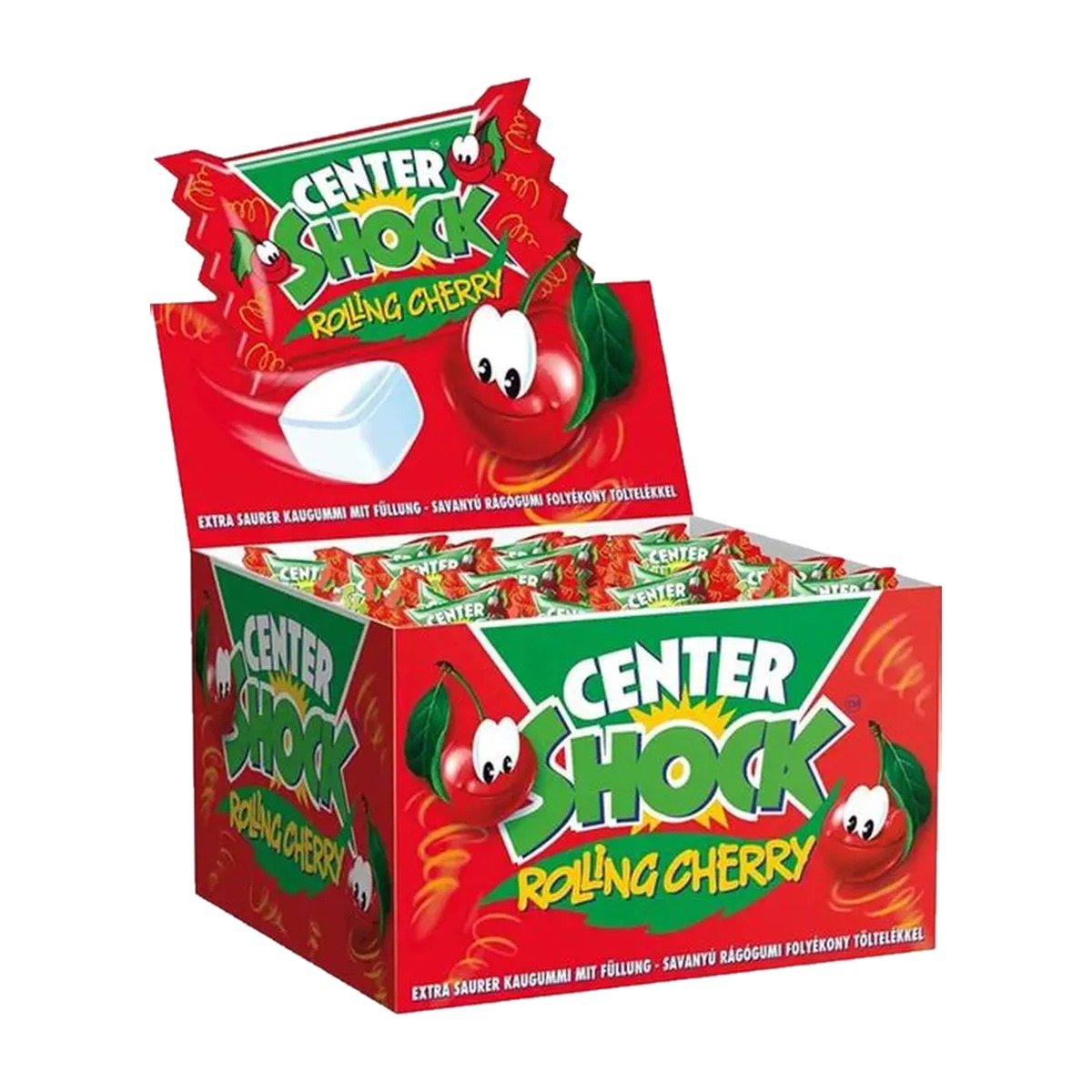 Жевательная резинка Center Shock Rolling Cherry