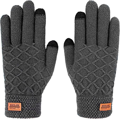 Картинка перчатки Skully Wear A077_gray  - 1