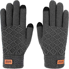Перчатки трикотажные Skully A077 gray сенсорные