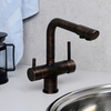 WasserKRAFT A8047 Смеситель для кухни под фильтр, цвет: бронза