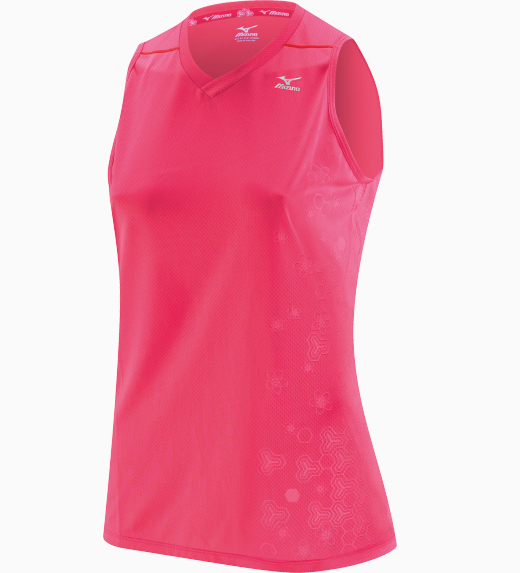 Майка л/а Mizuno DryLite Singlet pink женская - 5