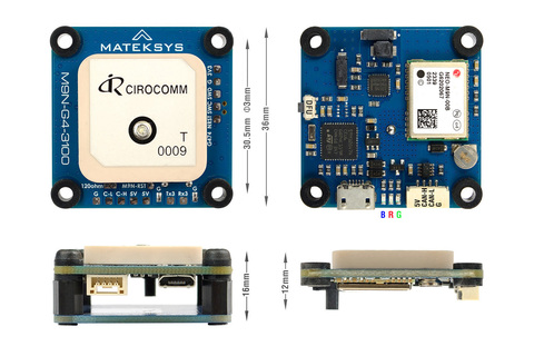 GPS модуль Matek M9N-G4-3100 GNSS DRONECAN AP_PERIPH