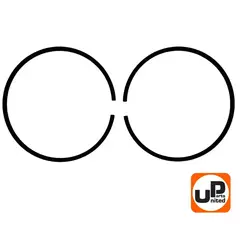 Кольцо поршневое UNITED PARTS d56мм, компл 2шт, для HUSQVARNA K960/970 5032890-24 (90-1138)