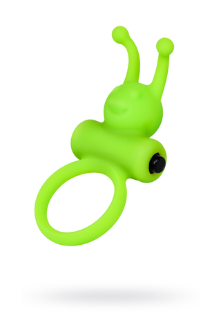 Эрекционное кольцо на пенис A-Toys by TOYFA Flik, силикон, зеленый, 9,1 см, Ø 3,1 см
