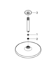 GROHE Tempesta 26664000 Душ верхний с кронштейном