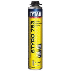 Клей для плит из пенополистирола Styro 753 Профи 750мл Tytan