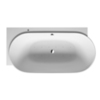 Duravit Luv 760431000AS0000 Ванна из минерального литья 1850x950мм,гидромассажная угол слева, с бесшовной панелью и ножками,со слив переливом, цвет белый