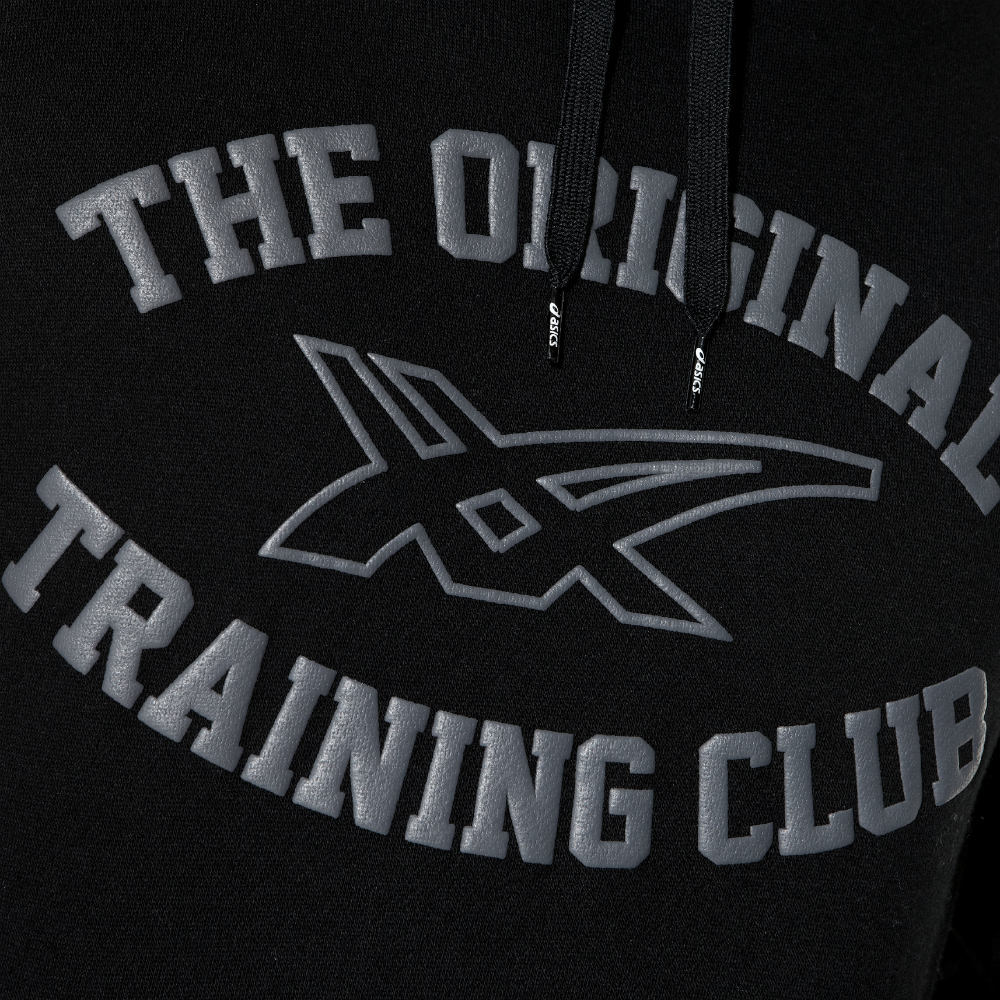 Толстовка мужская Asics Graphic Hoodie черная - 3