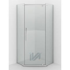 Душевое ограждение IVA E1PC90C 900*900*2000 (без поддона) светлое стекло