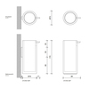 Decor Walther Black Stone 0972365 Дозатор жидкого мыла, цвет: чёрный,нержавеющая сталь