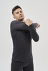 Мужской спортивный термолонгслив Nordski Intense Half Zip grey - 5