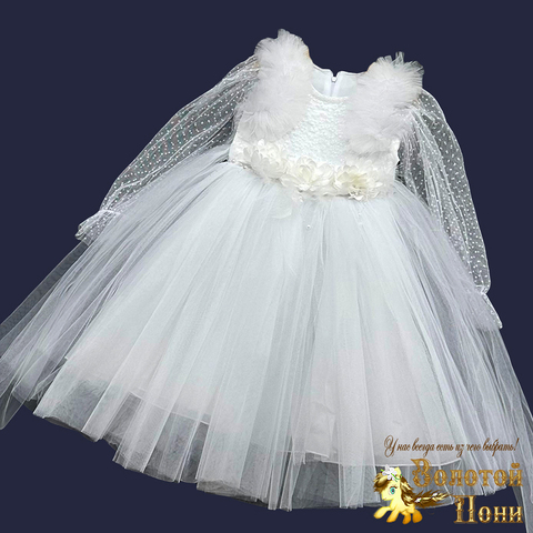 Платье нарядное д (7-11) 251214-DS550
