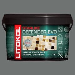 Затирка швов эпоксидная Litokol Starlike Defender EVO S.125 GRIGIO CEMENTO, 1 кг