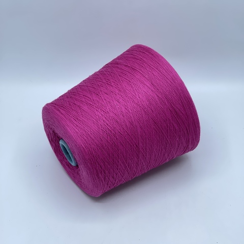 Бобинная пряжа,Cotton combed, 1693м. 100%Хлопок, Розовый(224), 39166