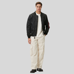 Бомбер Alpha Industries L-2B Blood Chit Gen II Black (Черный)