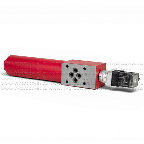 Фото DFZBH/HC30QB5D1.X/-L24 - Фильтр модульного монтажа CETOP3 (Ду6), 5 мкм, 320 бар, электро-визуальный индикатор загрязнения